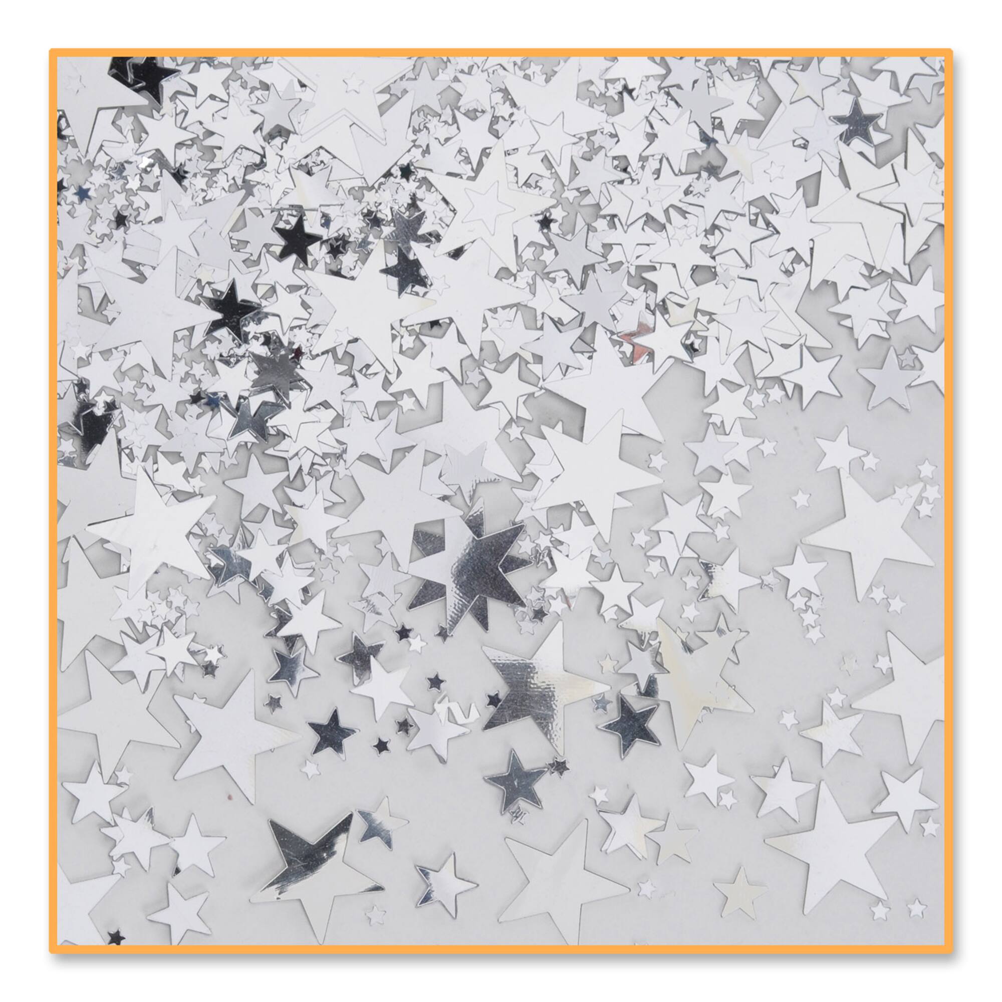 Beistle 1/2oz. Silver Stars Confetti Packs, 3ct.